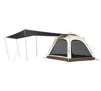 Naturehike Ango Tende Pop Up con Tenda da Sole 3 Uomo Persona Tenda da Campeggio Montaggio Facile Tenda Automatica Impermeabile Antivento Anti-UV per Famiglia Parco Campeggio Escursionismo Outdoor