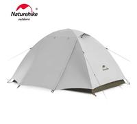 Naturehike Cloud River tenda 2-3 persone impermeabile UPF50 + tenda da campeggio Outdoor Ultralight Portable escursionismo Trekking Sun Shelter 2 Person - white