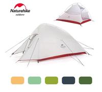 Naturehike Cloud Up 2 Pro Tenda ultraleggera Tenda da spiaggia per escursionismo all'aperto impermeabile per 2 persone Tenda da campeggio per zaino in spalla in nylon 20D 210T 210T Orange