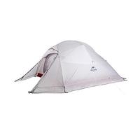 Naturehike Cloud-Up 3 Tenda Ultraleggera 3 Persone Tenda Zaino in Spalla per Escursionismo Campeggio All'aperto (20D Grigio con Gonna Aggiorna)