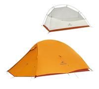 Naturehike Cloud Up Base - Tenda da campeggio impermeabile leggera per 2 persone per il campeggio, tenda da campeggio a doppio strato per due persone con impronta (Cloud Up Pro (arancione - poliestere