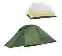 Naturehike Cloud Up Pro - Tenda da campeggio leggera per 2 persone, facile da montare, antivento e impermeabile, per attività all'aperto, viaggi, trekking (verde oliva/senza fluoro)