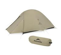 Naturehike Cloud Up Pro - Tenda da campeggio leggera per 2 persone, facile da montare, antivento e impermeabile, per attività all'aperto, viaggi, trekking (cachi/senza fluoro)