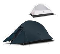 Naturehike Cloud up Tenda da Escursionismo per 1 Persona Tenda da Campeggio Leggera per Escursionismo a Cupola per 1 Uomo(20D Blu Navy)