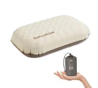 Naturehike Cuscino da letto in schiuma ultraleggero, gonfiabile, resistenza regolabile, ergonomico, facile da pulire, per viaggi, escursioni, casa
