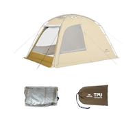 Naturehike Dune 7.6 - Tenda da campeggio particolarmente spaziosa, resistente alla pioggia e con protezione solare (UPF50+), per quattro stagioni, escursioni, campeggio (accessorio per porta in TPU