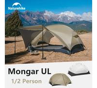 Naturehike Mongar 2 UL Tenda da campeggio 1 2 persone Tenda da viaggio all'aperto 15D Impermeabile ultraleggero Zaino in spalla Tenda da trekking Mongar 210T Green
