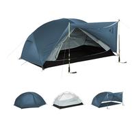 Naturehike Mongar Base - Tenda da campeggio a cupola per 3 persone, ultraleggera, impermeabile, per trekking ed escursionismo all'aria aperta (blu/3 persone)