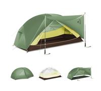Naturehike Mongar Base Tenda da campeggio per 2 persone, ultra leggera, impermeabile, per l'esterno, il trekking, la randonnée, per 2 persone, verde foresta