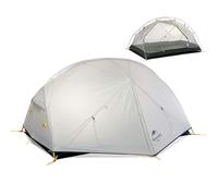 Naturehike Mongar - Tenda da campeggio per 2 persone, leggera, impermeabile per 3 stagioni, doppia traversa, facile installazione, doppio strato, per caccia, alpinismo, viaggi, con impronta