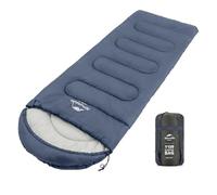 Naturehike Sacco a Pelo 220x85cm 1 Persona Riempito in Cotone Resistente all'Acqua Leggero Compatto e Portatile per Campeggio Escursionismo Ciclismo Sacco a Pelo Scomponibile (Blu Navy, Destra)