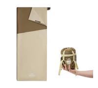 Naturehike Sacco a pelo in Cotone per Adulti e Bambini 3-4 Stagioni Leggero Impermeabile da Campeggio Attrezzatura per Dormire (Marrone scuro/marrone chiaro-XL)
