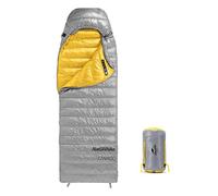 Naturehike Sacco a pelo in piuma, ultraleggero, portatile, compatto, invernale, 4 stagioni, per adulti e bambini, all'aperto, campeggio, escursioni, viaggi, con sacco a compressione 650FP