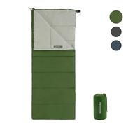 Naturehike Sacco a Pelo per Adulti, Sacco a Pelo Leggero Rettangolare Spliceable 3 Stagioni, per Campeggio all'Aperto, Escursionismo (Verde)