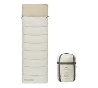 Naturehike Sacco a pelo splicabile, leggero, piccolo sacco a pelo per adulti, per escursioni, campeggio, viaggi e ufficio (LD350-WHITE)