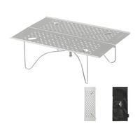 Naturehike - Tavolo pieghevole portatile, leggero e portatile (300 G), adatto per escursioni e campeggio all'aperto (argento)