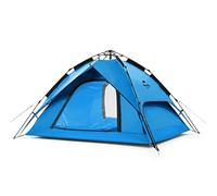 Naturehike Tenda Pop Up Tenda da Campeggio Automatica 3/4 Persone Tenda a Cupola a Due Piani Tenda Familiare Grande con Borsa per Il Trasporto (Blu - 4P)