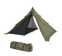 Naturehike Tipi, tenda per 3 - 4 persone, impermeabile, antivento, facile da montare, tenda piramidale, per attività all'aperto, campeggio, famiglie