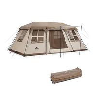 Naturehike Village 17.0 ㎡ Tenda familiare pop-up tenda da campeggio, tenda da campeggio per 4-6 persone, grande tenda a tunnel con colonna d'acqua 2000 mm