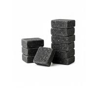 Natureluxy Quadrato di muschio nero - Set di 10 quadrati - Profumo per corpo, casa e biancheria