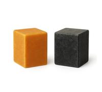 NATURELUXY - Set di 1 quadrati di muschio ambrato, 1 quadrato di muschio, colore: Nero