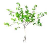 NatureMan 4 steli artificiali di verde con foglie per vaso, piante finte per la decorazione della casa e interni, altezza 65 cm