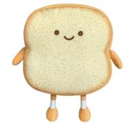 NatureMan Cuscino a forma di pane tostato,divertente cuscino di peluche a forma di pane, carino cuscino imbottito per divano,decorazione per la casa e la camera da letto per bambini e adulti (dorato)