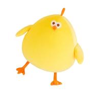 NatureMan Divertente cuscino di peluche di pollo grasso, 38 cm, super morbido simulazione mamma hen bambola, pollo giallo farcito animale giocattolo peluche per ragazzi ragazze festival regali