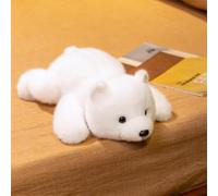 NatureMan Peluche ponderato, orso polare ponderato, peluche carino e morbido, regalo per bambini e adulti (28 cm)