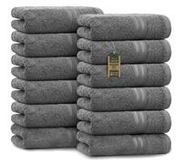 NatureMark Asciugamani per ospiti Confezione da 12 (30x50 cm) 100% cotone