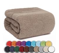 NatureMark - Confezione da 1 Asciugamani Sauna, Qualità Premium, 80 x 200 cm, 100% Cotone, Sabbia