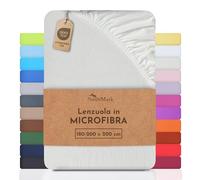 Articolo speciale!!! Lenzuola in microfibra a prezzo stracciato! molte misure e colori di marca (180x200-200x200 cm, naturale/crema)...