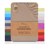 Offerta speciale NatureMark!!! Lenzuola in microfibra a un prezzo vantaggioso! molte misure e colori di marca (180x200-200x200 cm, sabbia/beige)...