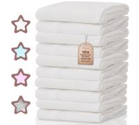 NatureMark Set da 10 Panni in Mussola per Bambino - 100% Cotone - Panni morbidi
