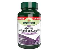 Natures Aid Acidophilus Complex 5 Miliardi di Batteri CFU - Integratore ad Alta Concentrazione - Supporta la Salute Digestiva e il Sistema Immunitario - Vegano, Senza Glutine, Non OGM - 180 Capsule