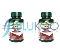 Natures Aid Magnesio 119 mg Citrato con Vitamina B6 - 60 capsule (Confezione ...