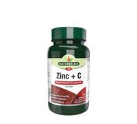 Natures Aid - Pastiglie di Zinco e Vitamina C al Gusto di Menta Piperita (30 Pastiglie)