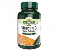 Natures Aid Vit C 1000mg Bioflavonoidi Agrumi a Rilascio Temporale 90 Compres...