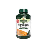 Natures Aid Vitamin C 500mg Chewable - Orange Flavour (100 Compressa)