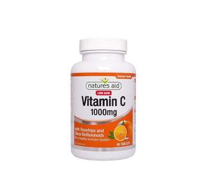Natures Aid - Vitamina C 1000 mg a bassa acidità (90 compresse)