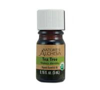 Natures Alchemy Olio Essenziale Biologico Di Tea Tree, 0.16 Oz