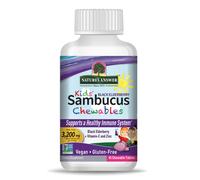 Nature's Answer Kid's Sambucus Chewables, compresse masticabili per bambini, estratto di sambuco, 45 pz.