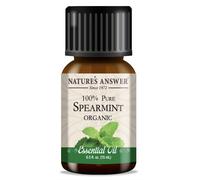 Nature's Answer Spearmint Essential Oil, Menta verde, olio essenziale, BIOLOGICO, 15 ml