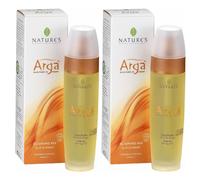 NATURE'S Argà Olio Puro di Argan Bio Set da 2 2x100 ml Olio per la pel