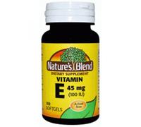 Nature's Blend Vitamina E 450mg (1000IU) 100 Softgel