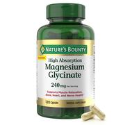 Nature's Bounty High Absorption Magnesium Glycinate 240 mg capsule, 120 ct