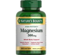 Nature's Bounty Magnesium 500 mg compresse (confezione da 1)