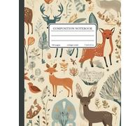 Nature's Composition Notebook: Forest Animals College Ruled Notebook | Perfect for School, Work, and Personal Notes