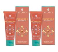 NATURE'S Crema Mani e Piedi Papavero d'Oriente 2x75 ml Crema