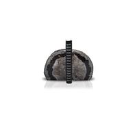 Nature's Decorations - Fermalibri in agata nera di qualit - Fermalibri resistenti con paracolpi in gomma per mensole, ufficio, casa - Coppia di